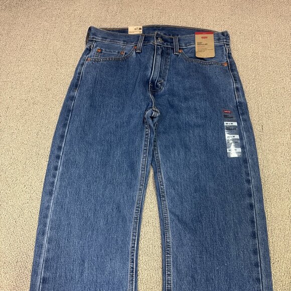 Levi’s 505 Jeans Blue Pockets Men’s Size 30x30 NWT - Picture 5 of 13